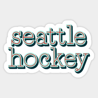 Seattle Hockey Sticker